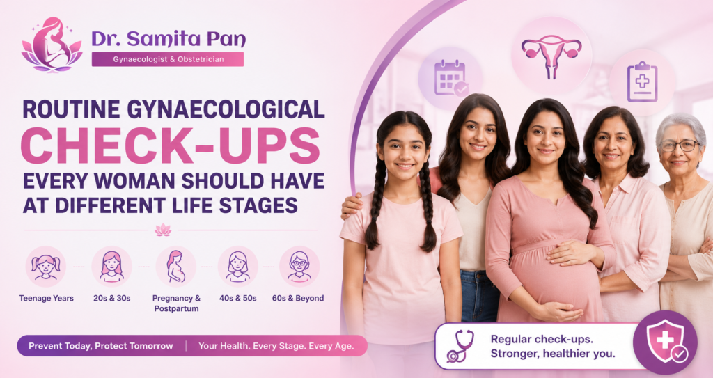 Routine Gynaecological Check-Ups for Every Life Stage | Dr. Samita Pan